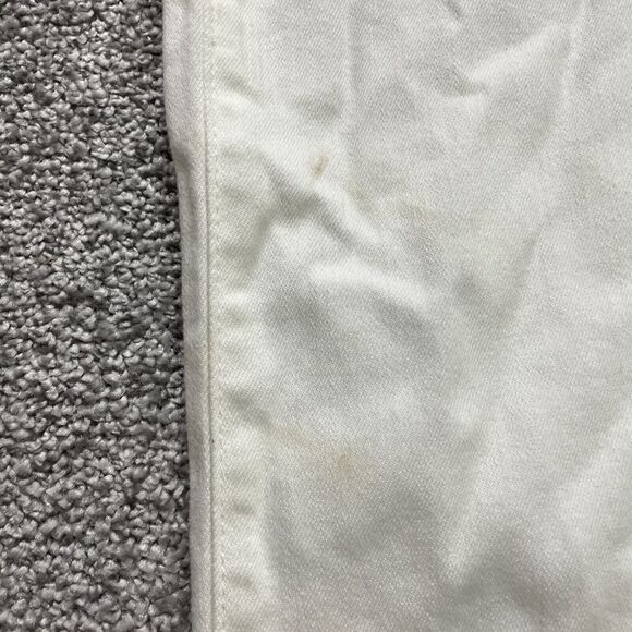 Chico's White Ankle Jeans with Fringe Hem - Picture 10 of 16